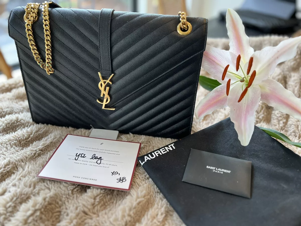 Saint Laurent Envelope Bag, FAKE VS REAL