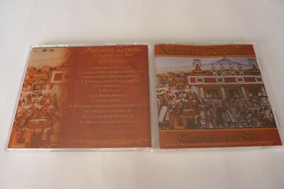 ANTONIO ZEPEDA  Corazon del Sol CD / Jorge Reyes  Steve Roach  Robert Rich Testa