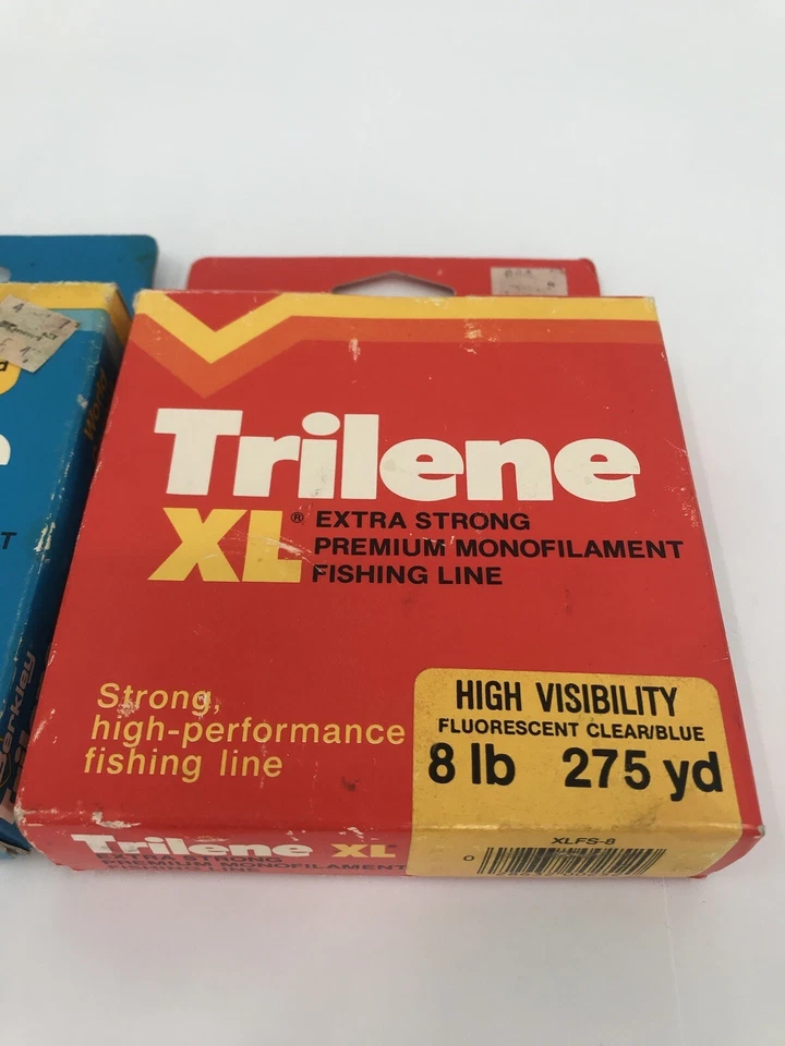 Lote De Colección Berkley Trilene XL Line XT Extra Fuerte De 2 10 lb Y 8 lb Foto 2 de 4