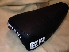 SUZUKI TS250ER SEAT COVER & STRAP ONLY!!! , MADE HERE IN THE UK