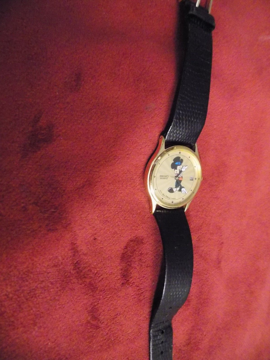Disney - かいと Disney Seiko Man's & Woman's Mickey Top Hat Watch Sunburst
