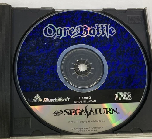 Sega Saturn Densetsu no Ogre Battle: The March of the Black Queen w/ Box 5904 SP