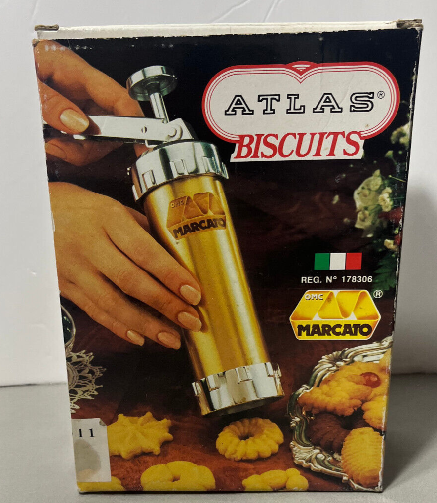 Presse à Biscuits Marcato – Vintage 1999 – Italie – 20 Disques – Bon état