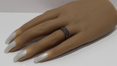 STERLING SILBER 925 MOND & STERN BANDRING GR: 6,75