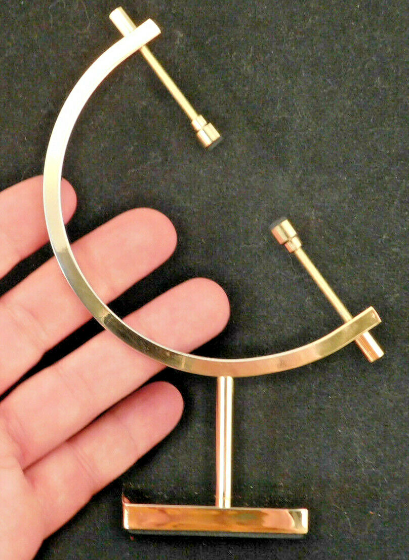 Display Stand Caliper Type Adjustable Large Size Brass/Gold Color