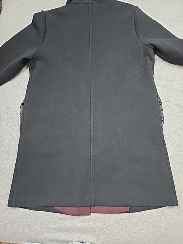 Marc New York Coat Womans Medium Black Open Front Mid Length Business Casual - Picture 11 of 14