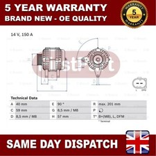 Alternador de primera parte para VW Transporter Dodge Caliber Journey Jeep Patriot
