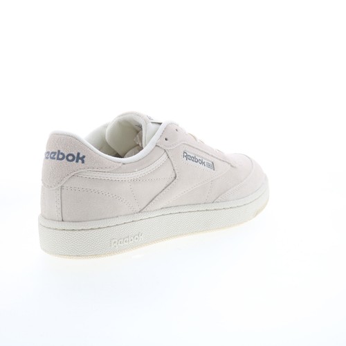 Reebok Club C 85 Mens Gray Suede Lace Up Lifestyle Sneakers Shoes - 第 8/8 張圖片