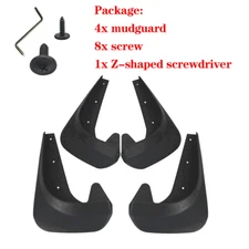 4PC Universal Car Mud Flaps Splash Guards for Front Rear Auto Car Accessories US