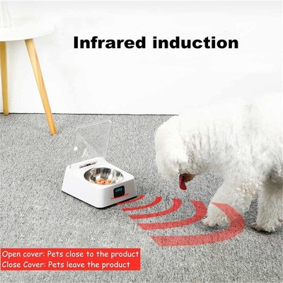 Dog Cat Automatic Smart Infrarot Sensor Nahrungsspender Pet Feeder Praktisch