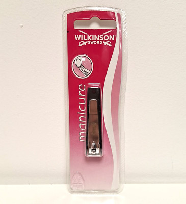 Wilkinson Sword Manicure Nail Clipper with Catcher Chrome, Brand New