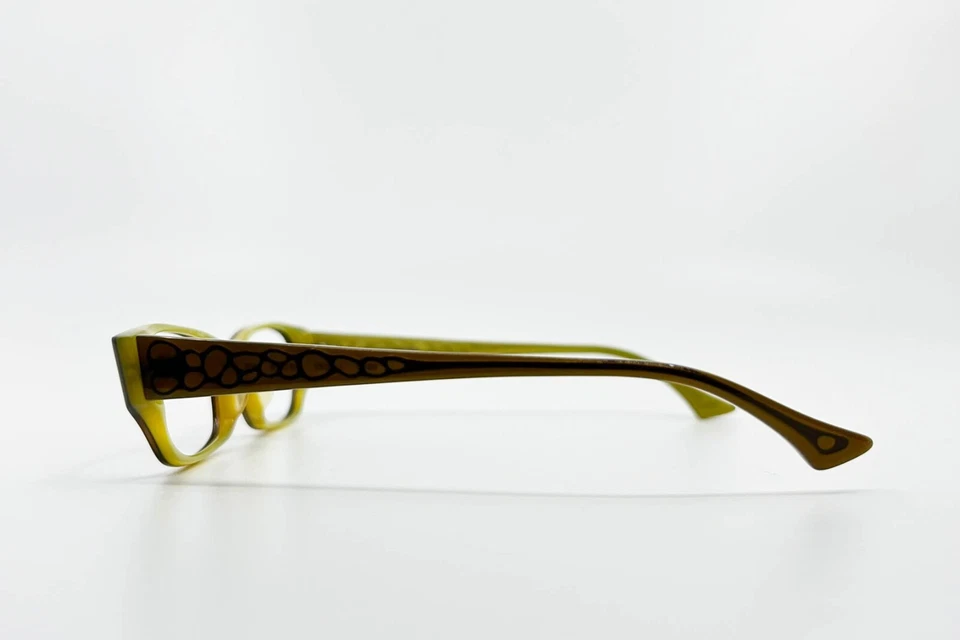 Prodesign Denmark 5608 c 5022 Eyeglasses Frames Green Brown Womens   50-18  1830 - Image 3 of 4