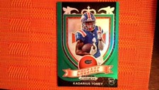 2021 Panini Prizm Draft Picks Football Green Prizm Crusade Rookie #176 Kadarius 