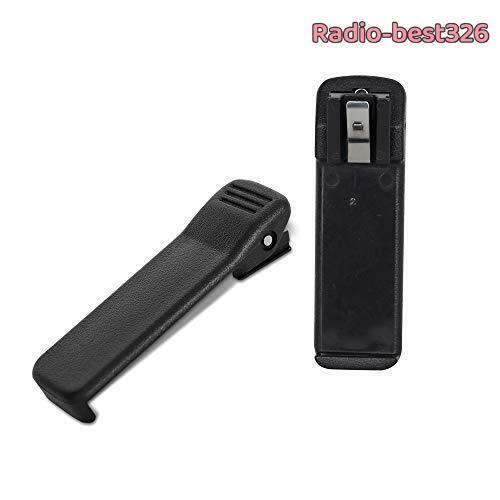 MINGYINIGE Lot De 4 Clips De Ceinture HLN8255 En Plastique Pour Motorola CP200 CP200D CP200XLS CP040 CP140 CP150 EP450 DP1400 DEP450 PR400 GP3688 Noir 24 Mm, Plastique