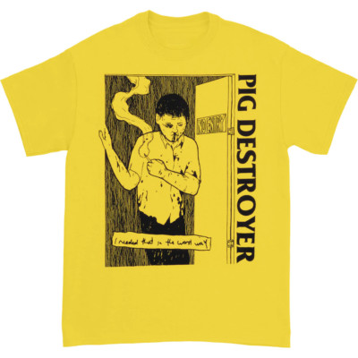 NEW Pig Destroyer Men T-shirt Yellow Tee All Sizes S to 5Xl TT606