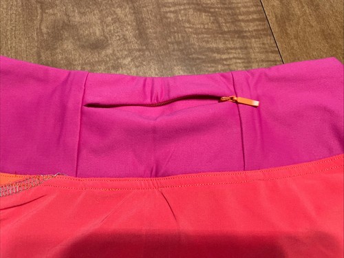 NWT Title Nine Girl’s Pink/orange/purple Skort XS Extra Small Mesh Short Stretch - Picture 8 of 10