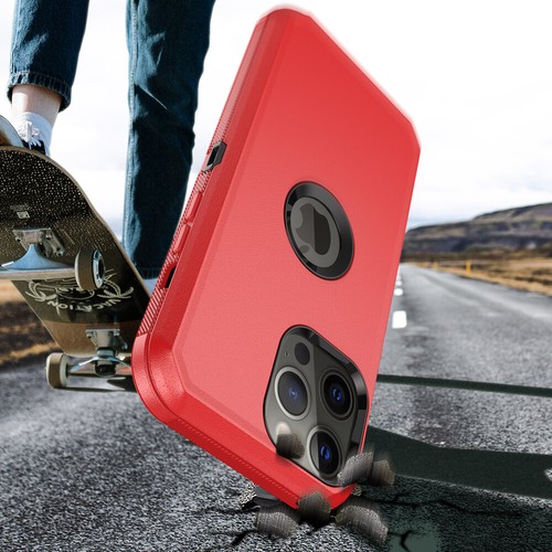 For iPhone 13 12 Mini 11 12 13 Pro Max Shockproof Rugged Cover Case + Belt Clip - Picture 37 of 71
