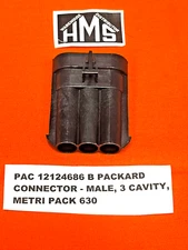 PAC 12124686 B  PACKARD  CONNECTOR - MALE, 3 CAVITY, METRI PACK 630
