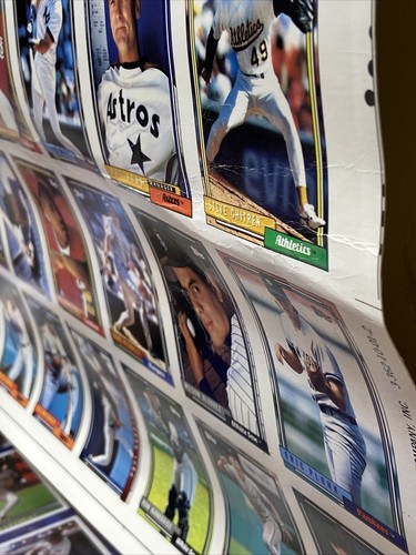 1992 TOPPS MLB Baseball Cards Uncut Sheet. Read Description And Look At Pics. - Picture 8 of 12