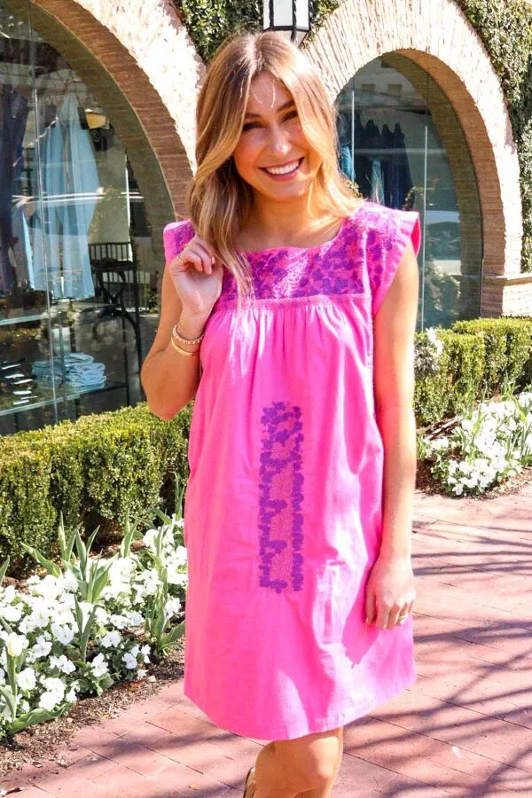 J marie embroidered dress hot sale