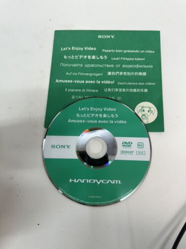 Sony handycam let’s enjoy video software - Picture 1 of 1