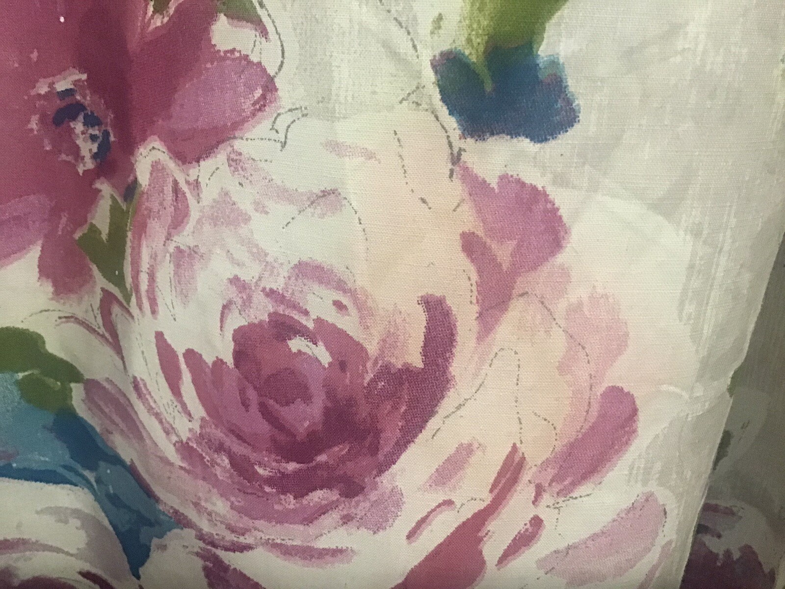 Dunelm Misty Moors Floral Eyelet Lined Curtains 66” By 54” eBay