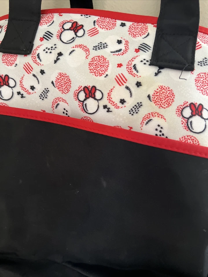 Disney Baby - Mickey Mouse - Bolsa de pañales para bebé - Niñas/Niños - Negro y Rojo Foto 4 de 4