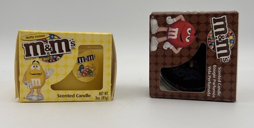 M&M Scented Candles - Chocolate Candy Fragrance - Collectible Set - Picture 2 of 4