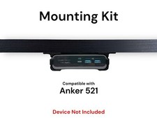 Desk Mount Kit for Anker 521 Power Strip   Under Desk Mount Brackets, Reversible