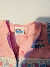 Osh Kosh BGosh One Piece Romper 3-6 Months Pink Blue Pastel Jumper Warm