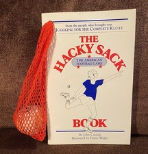 BRAND NEW VINTAGE Hacky Sack Book by John Cassidy 1986 w/ Official Hacky Sack