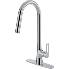COMPASS MANUFACTURING 192-8107 KITCHEN FAUCET PULL-DOWN POLISHED CHROME