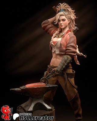 1:12 Monster Crafter | Resin Garage Kit Figure Game Fan Art | h3LL creator
