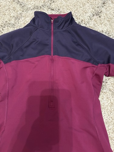Nike Mujer Pro Media Cremallera Manga Larga Top Pullover Correr Ropa Activa Talla Mediana - Imagen 3 de 7