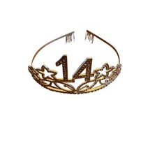 Birthday tiara 14 sparkle rhinestone
