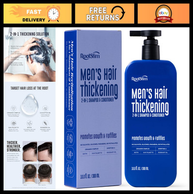 DHT Blocking Shampoo for Men - Hair Thickening, Anti-Hair Loss, Biotin & Saw Pal