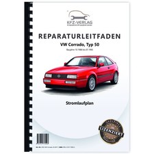 VW Corrado G60 Typ 50 1988-1995 Schaltplan Elektrik Sicherungen Relais Kabelnetz