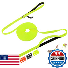 Fida Long Leash for Dogs with Traffic Handle,30ft 50ft Long Dog Leash Reflective