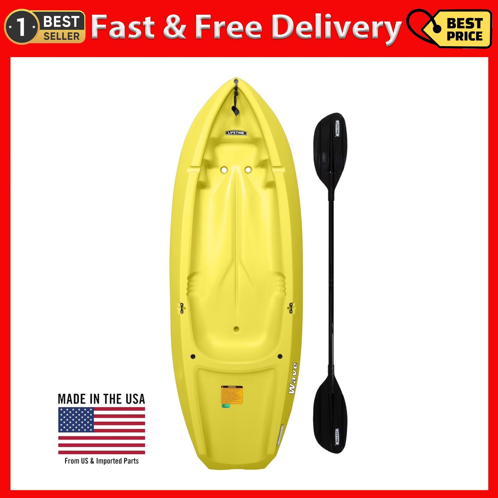 (paddle Included), Yellow