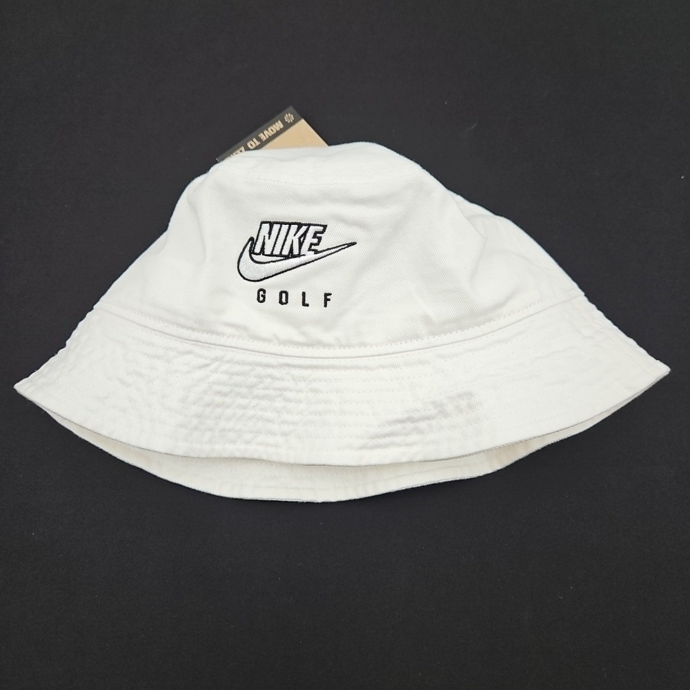 Apex Bucket Hat Men's Size Small Embroidered Logo White/black New