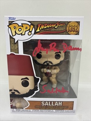 John Rhys-Davies Signed Sallah Funko Pop! Indiana Jones #1352 Official Pix