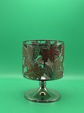 Bath Body Works Fall Leaves Candle Sleeve Pedestal 3-Wick Holder