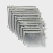 Bulk Multipack of Mesh Pouches Gray - up&up