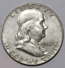 1963-D FRANKLIN HALF DOLLAR - Extra Fine - #1958EB