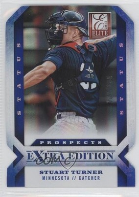2013 Panini Elite Extra Edition Status Blue Die-Cut /100 Stuart Turner #150 0f8