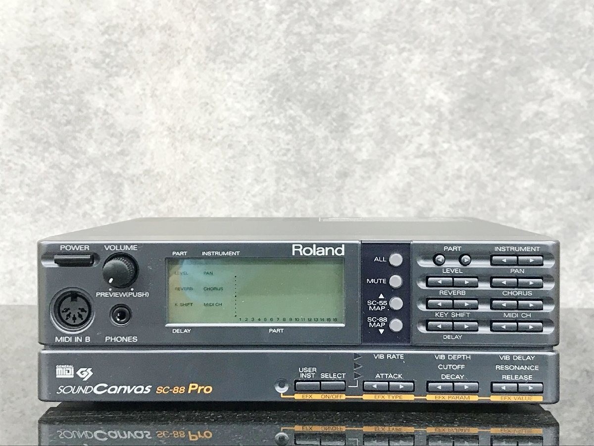Roland SC-88 pro SOUND Canvas General MIDI sound modules Confirmed