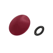 Camera Shutter Button, 10mm Convex Surface Shutter Release Button Dark Red