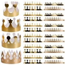 40pcs Birthday Paper Crown Classroom Birthday Hats For Kids Crowns Bulk Happy