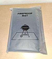 TAPIS IGNIFUGE PROTÈGE TERRASSE ET PATIO.Nouveau Rumlick 48x30 barbecue terrasse herbe