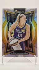 Panini 2025 WNBA Select Sarah Ashlee Barker Sparks RC Silver Prizm Concourse #66